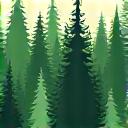 Icon of a protected forest