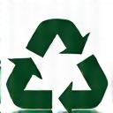 Icon of recycling symbol