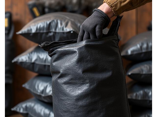 Large bags of premium artisan charcoal for catering