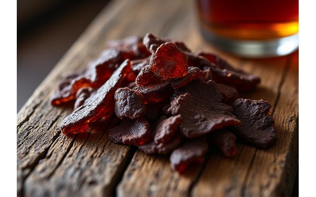 Oak bourbon barrel wood chips